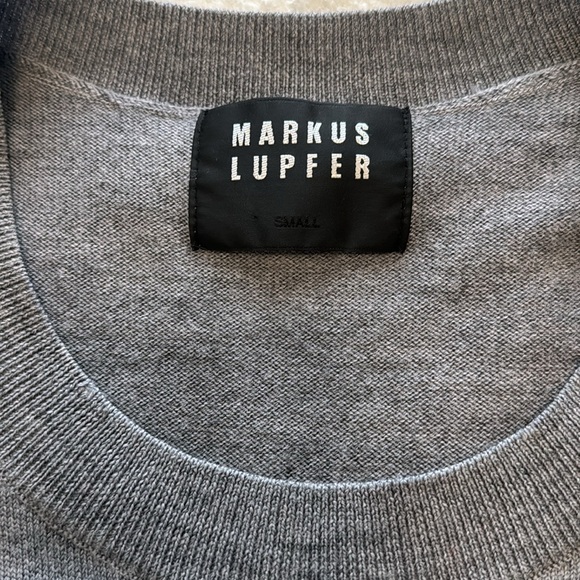 Markus Lupfer grey wool sweater - Picture 3 of 4